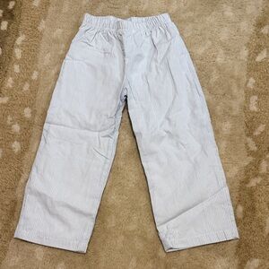 Cecil and Lou Striped White Pants